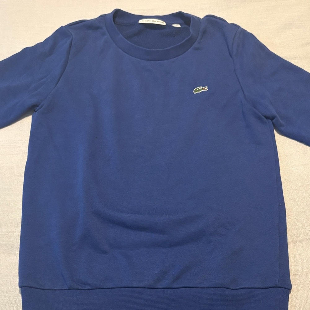 Lacoste women’s Classic Navy Crewneck Sweater